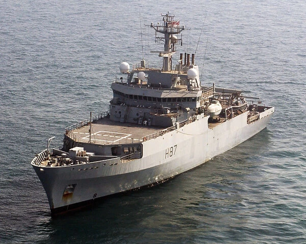 HMS Echo. Royal Navy survey vessel HMS Echo.