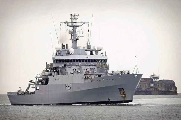 HMS Echo. Royal Navy survey vessel HMS Echo.