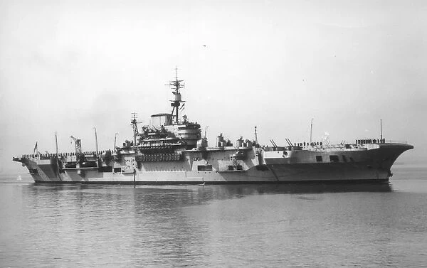 HMS Implacable, a fleet aircraft carrier, was built by Fairfield at Govan, and completed