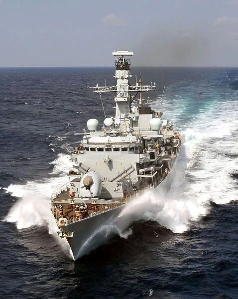 HMS Portland in Bab-el-Mandeb Straits