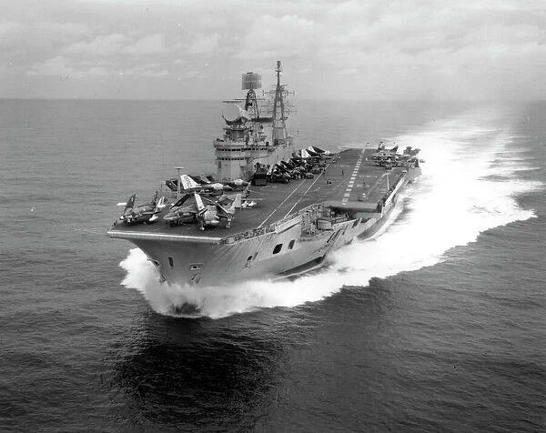 Image of HMS Eagle, seen here in the late sixties