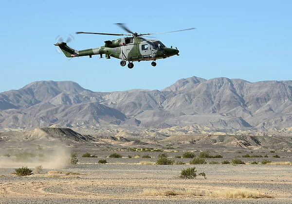 Lynx Mk9A Helicopter at Naval Air Facility El Centro, USA