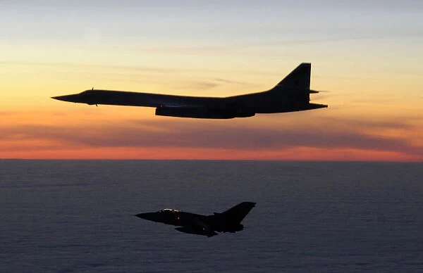 QRA Scramble to Intercept Russian Blackjack Aircraft