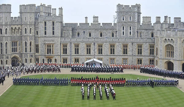 Queens Diamond Jubilee Parade and Muster at Windsor Castle