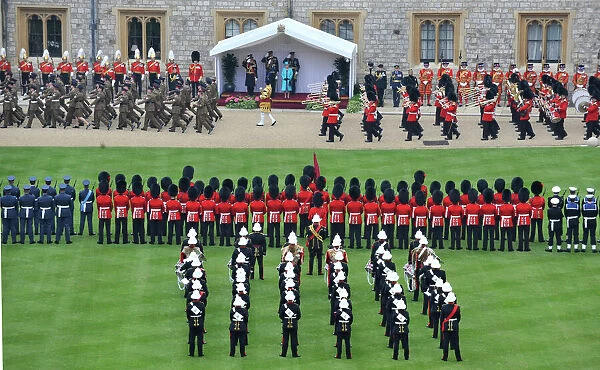 Queens Diamond Jubilee Parade and Muster at Windsor Castle