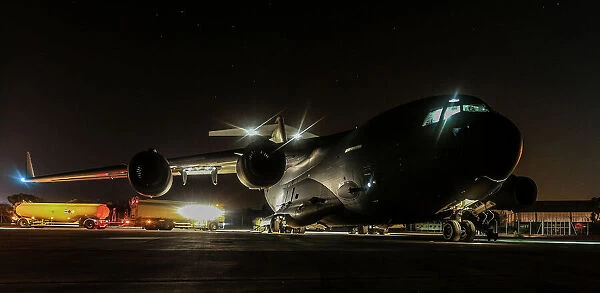 RAF C17 Carrying Humanitarian Aid for Northern Iraq
