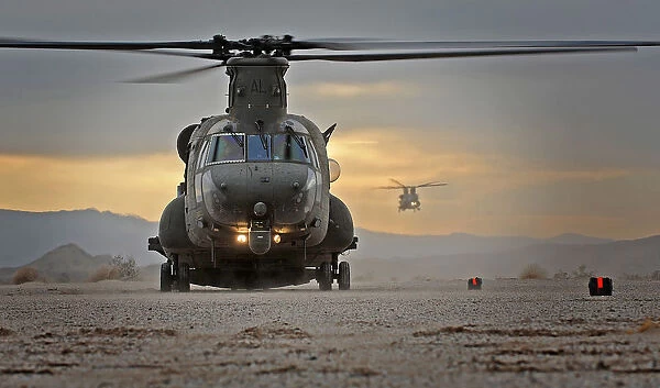RAF Chinook Helicopters