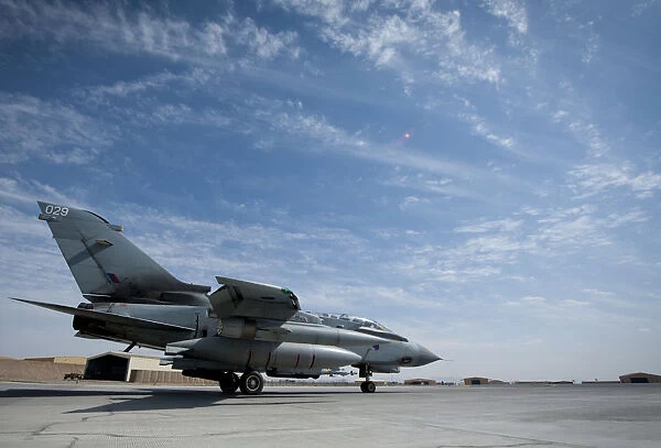 RAF Tornado GR4 at Kandahar Airfield in Afghanistan
