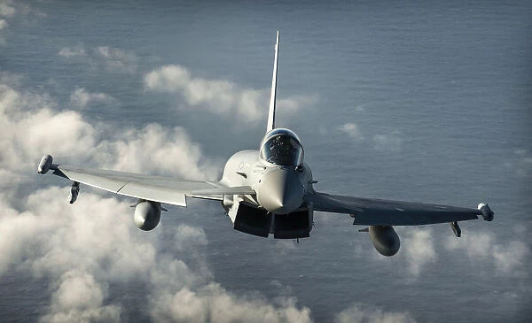 RAF Typhoon Aircraft During Exercise Capable Eagle