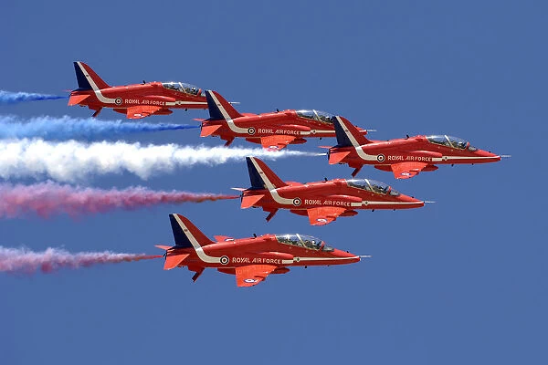 The Red Arrows over RAF Akrotiri