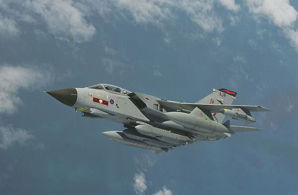 Royal Air Force Tornado GR4 Aircraft from 617 Squadron with Storm Shadow Cruise Missiles
