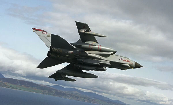 Royal Air Force Tornado GR4 Aircraft from 617 Squadron with Storm Shadow Cruise Missiles