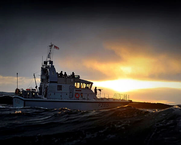 Royal Navy Fast Patrol Boat HMS Dasher