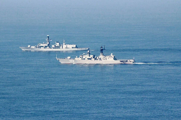 Royal Navy Frigate Escorts Russian Ship through English Channel