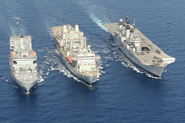 Royal Navy Replenishment at Sea