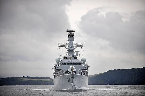 Royal Navy Type 23 Frigate HMS Somerset Sails for Operations Abroad