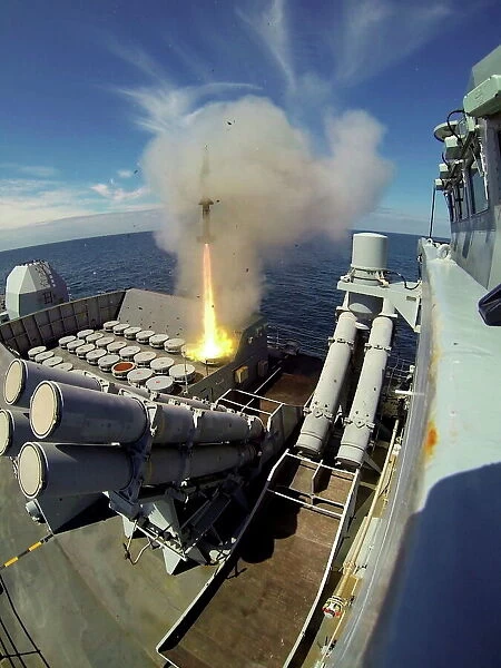 Sea Wolf Missile Firing
