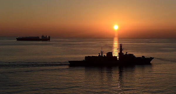 Ships of Op Recsyr Removing Chemical Weapons from Syria