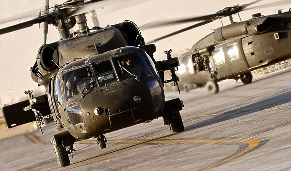 US Sikorsky UH-60 Black Hawk Helicopters
