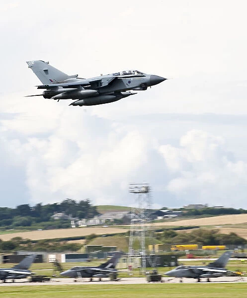 Tornado GR4 Takes Off from RAF Lossiemouth for Afghanistan