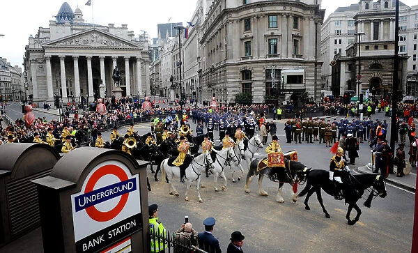 Troops Taking Part in Lord Mayors Show in London 2010