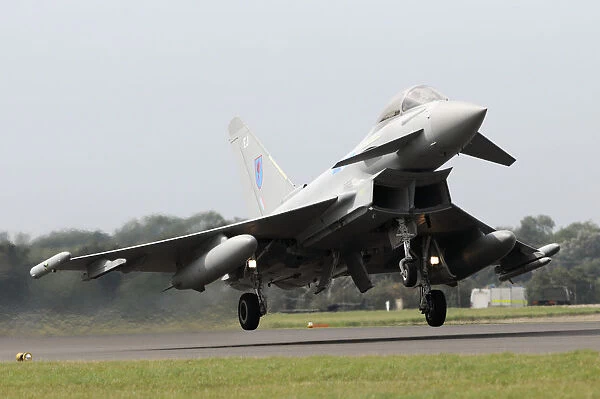 Typhoon Aircraft Depart RAF Coningsby for their New Home at RAF Leuchars in Scotland