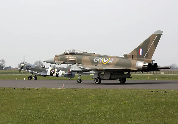 Typhoon with a commemorative paint scheme for the 75th anniversary of the Battle