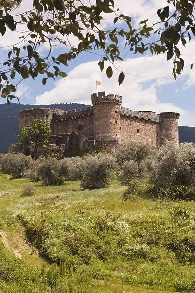 15Th Century Castle Of The Duke Of Alburquerque; Mombeltran, Avila Province, Spain