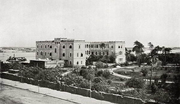The Governors Palace, Khartoum, Sudan. Possibly The Scene Of Major-General Charles George Gordons Death During The Siege Of Khartoum. From Field Marshal Lord Kitchener, His Life And Work For The Empire, Published 1916