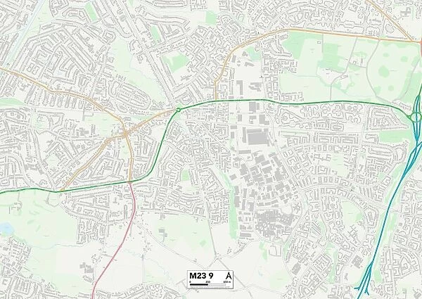Manchester M23 9 Map