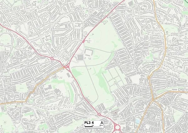 Plymouth PL3 4 Map