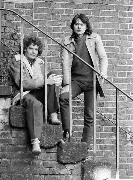 Jack Wild and Mark Lester, who were the stars of the 1968 musical film Oliver