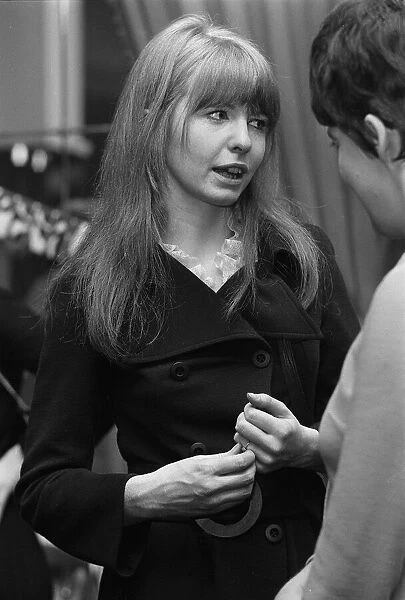 Paul McCartneys girlfriend Jane Asher at a launch party to celebrate the the Apple