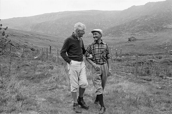 Picture shows Lord Hunt (left) and Sherpa Tensing Norgay (right) (Sherpa Tenzing Norgay