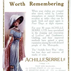 Advert, Achille Serre Ltd, London