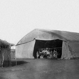 Aircraft hangar, Maktau Camp, Kenya, WW1