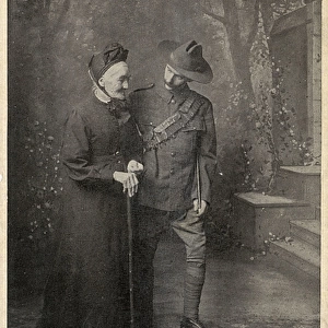 British Soldier and his Mother - Boer War uniform