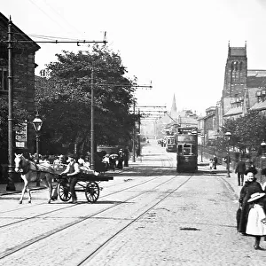 Colne Road, Burnley in 1905