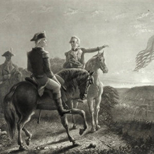 The dawn of peace. Morning of the surrender of Yorktown