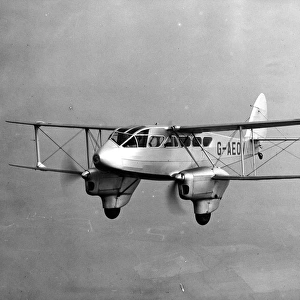 The first de Havilland DH89A Dragon Rapide G-AEOV