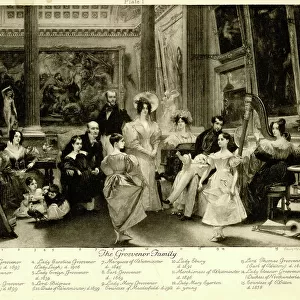 The Grosvenor Family by C R Leslie