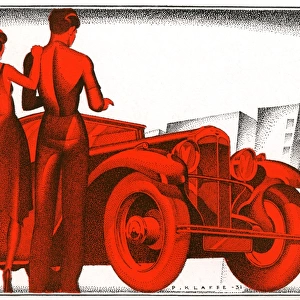 Hillman Wizard car illustration