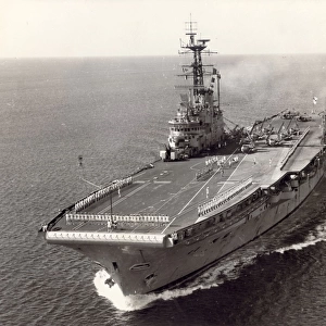 HMS Albion (R07) shortly before conversion