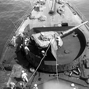 HMS Severn off the coast of German East Africa, WW1
