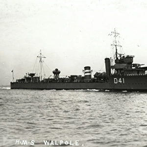 HMS Walpole, British destroyer