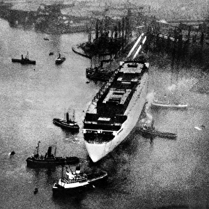 The Launch of R. M. S. Queen Mary, 1934