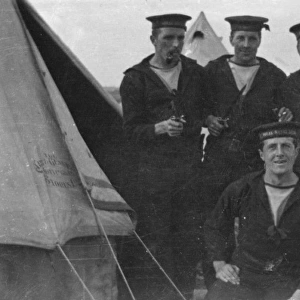 Four members of the Royal Naval Division