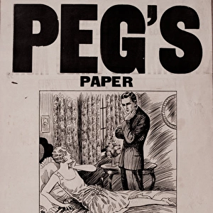News vendor poster, Pegs Paper