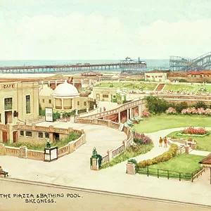 Piazza and Bathing Pool, Skegness, Lincolnshire