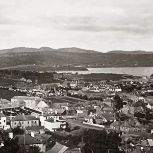 View of Hobart, Tasmania, Australia, c. 1870